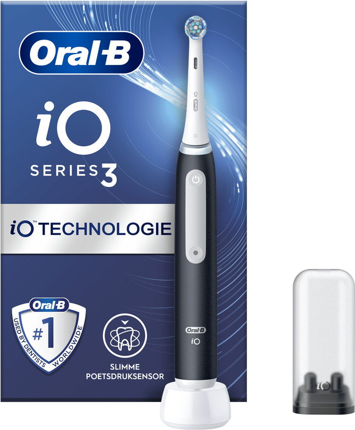 Oral-B iO 3N Schwarz Vorteilsset zubehör
