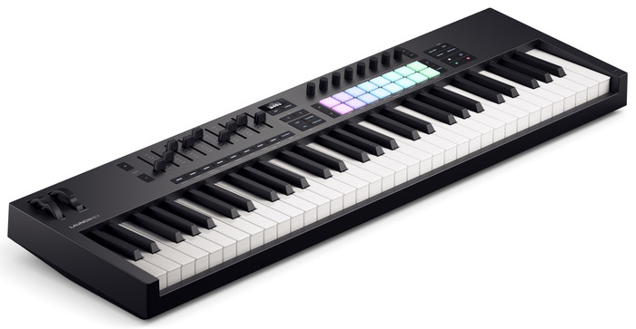 Novation Launchkey 61 Schwarz linke seite