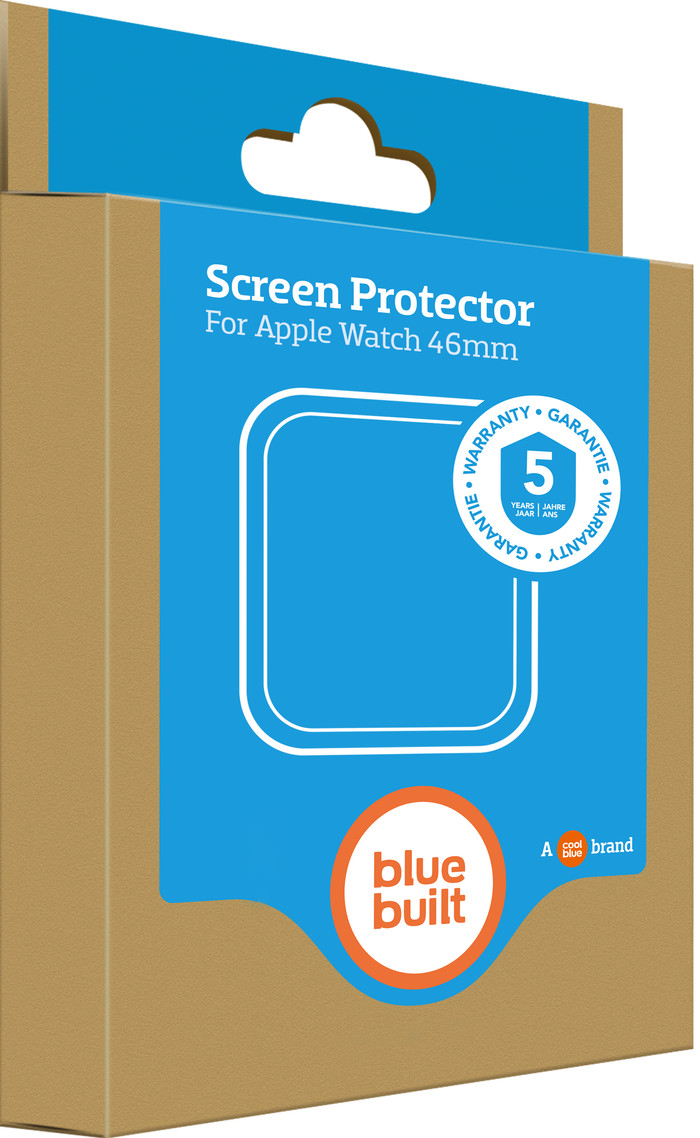 BlueBuilt Apple Watch SE 46 mm Panzerglas verpackung