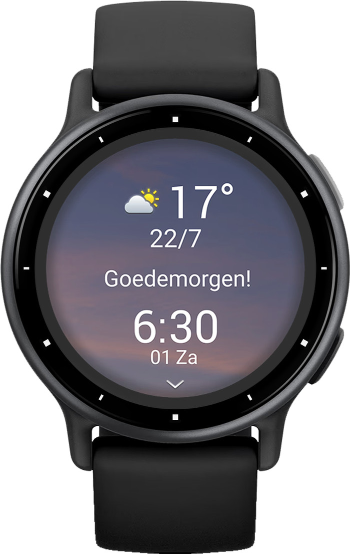 Just in Case Garmin vívoactive 5 Screen Protector Glass Duo Pack front