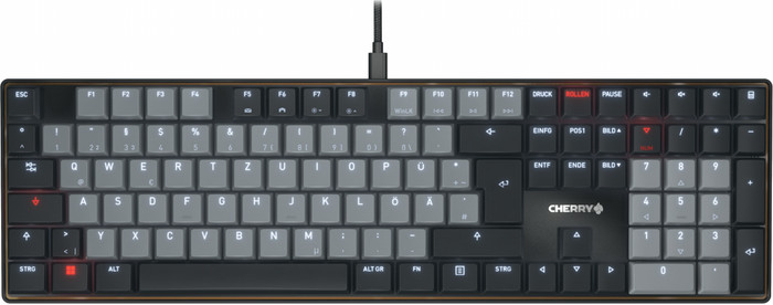 CHERRY KC 500 MX LP Kabelgebundene Tastatur QWERTZ Schwarz Main Image