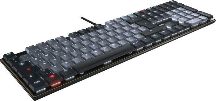 CHERRY KC 500 MX LP Kabelgebundene Tastatur QWERTZ Schwarz linke seite