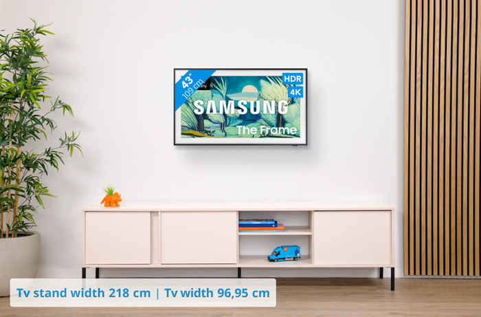 Samsung 43 inches The Frame LS03F 4K (2025) visual Coolblue 1