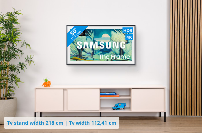 Samsung 50 inches The Frame LS03F 4K (2025) visual Coolblue 1