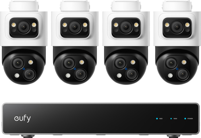 eufy PoE Security System + NVR + S4 4-pack Main Image