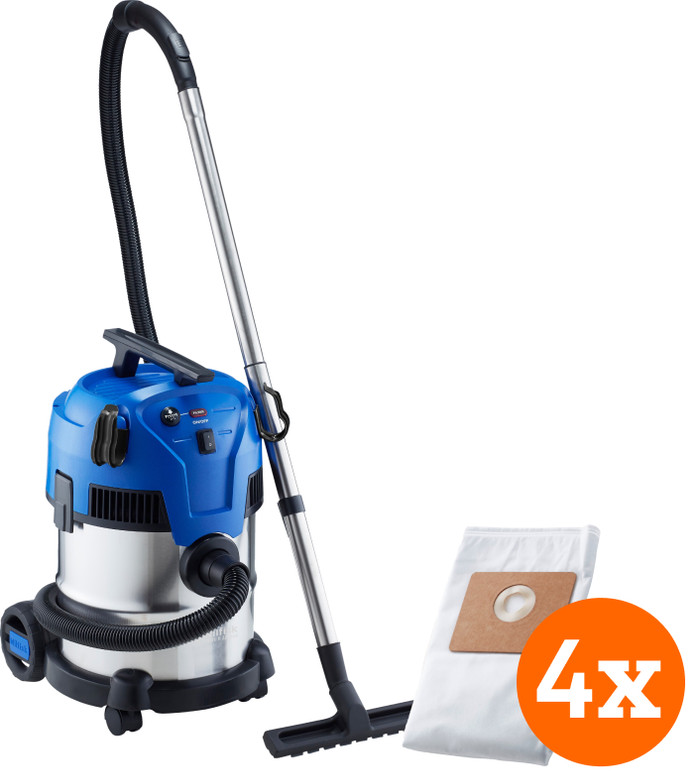 Nilfisk Multi II 22 Inox + Nilfisk Vacuum Cleaner Bag for Multi II (4x) Main Image
