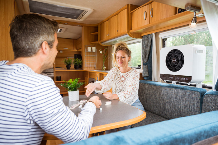 Eurom AC5201 Wifi Caravan and Home Airconditioner produkt in gebrauch