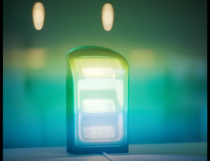 Philips Hue Play Wall Washer Schwarz produkt in gebrauch