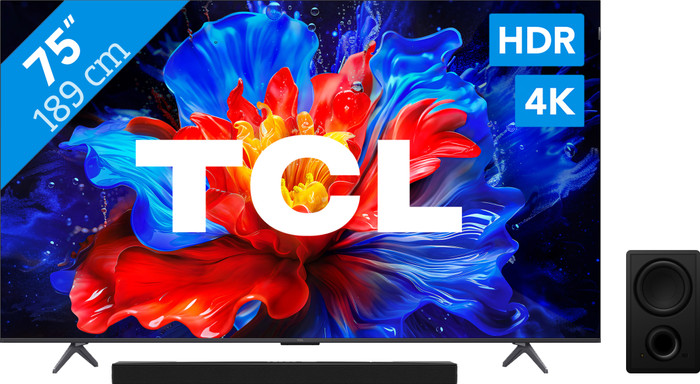TCL 75 inches QLED P81K 4K (2025) + TCL Q75H Main Image