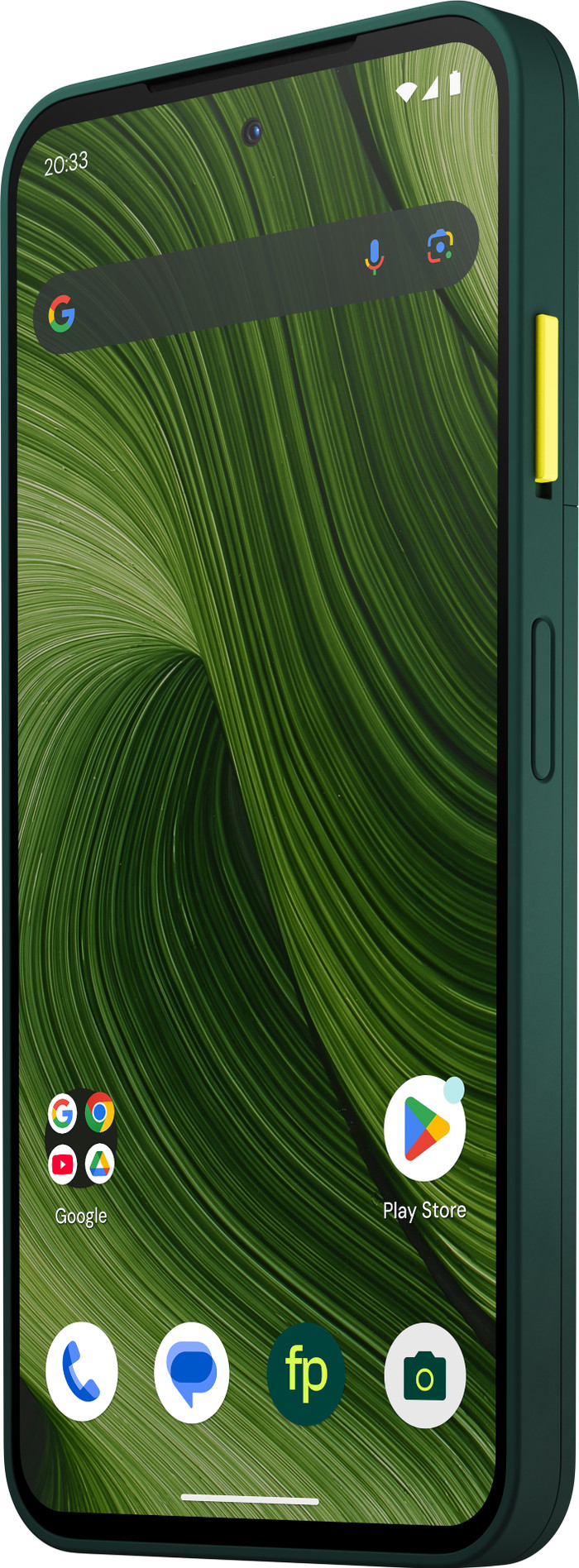 Fairphone 6 256GB Grün 5G + Komplettes Zubehörset vorne