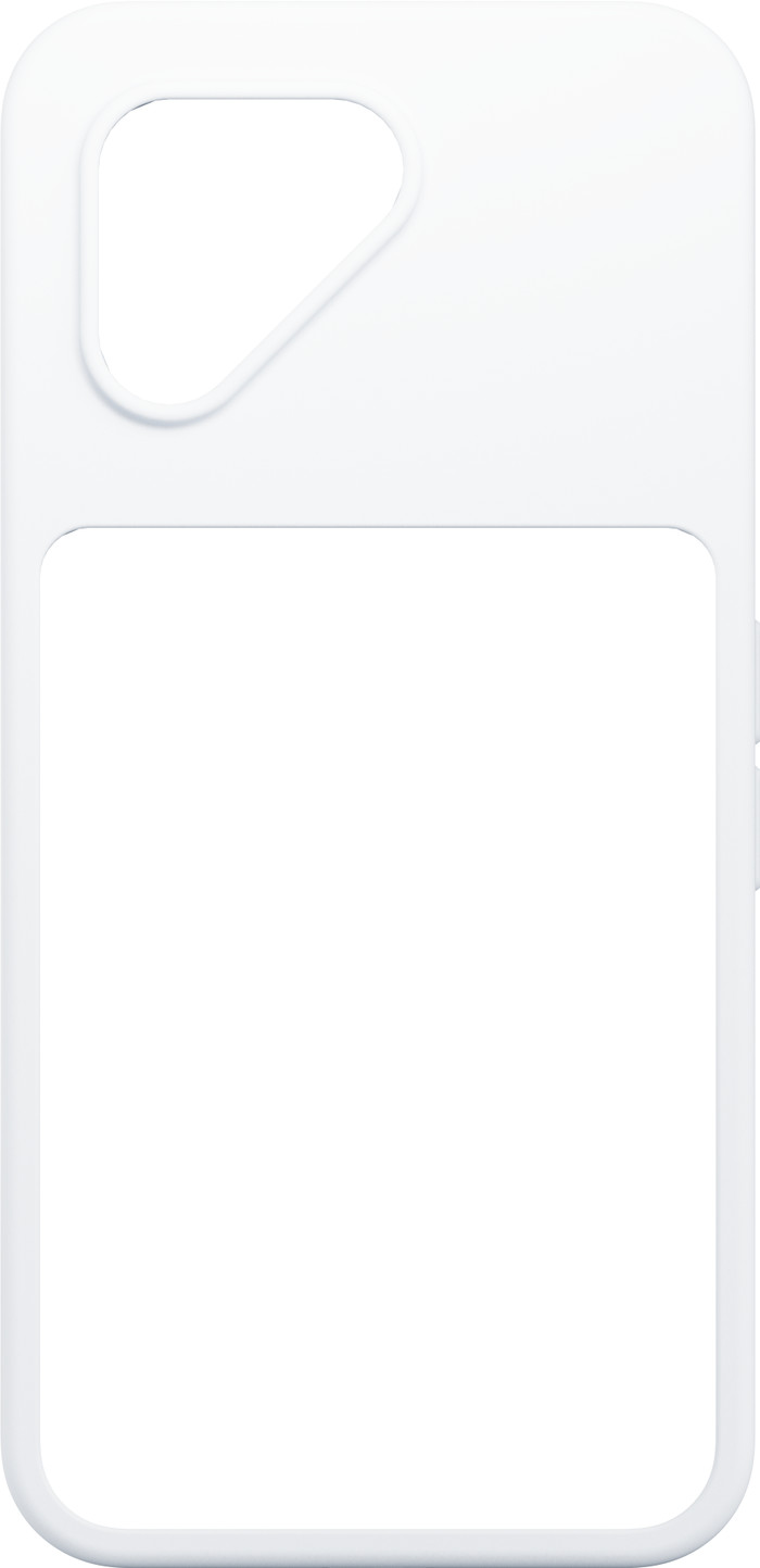 Fairphone 6 256GB Weiß 5G + Zubehörset rückseite