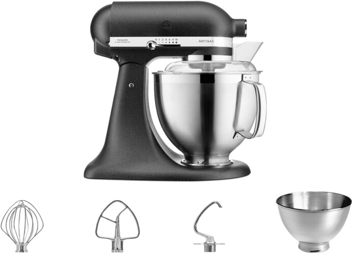 KitchenAid 5KSM185PSEBK Gusseisen Schwarz Main Image