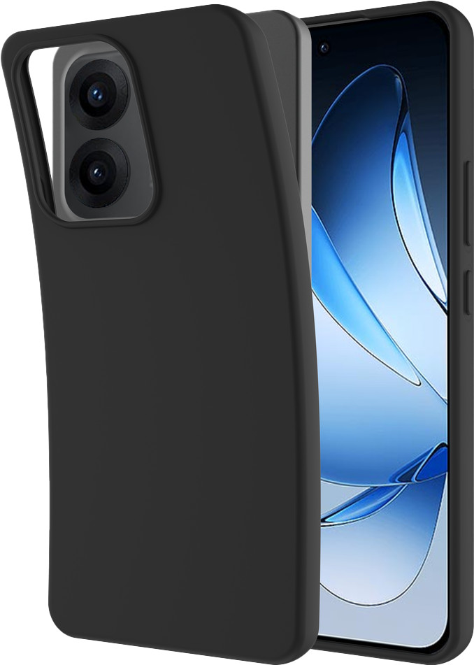 Just in Case Soft Design OPPO Reno 13 Pro F 4G/5G Back Cover Black front