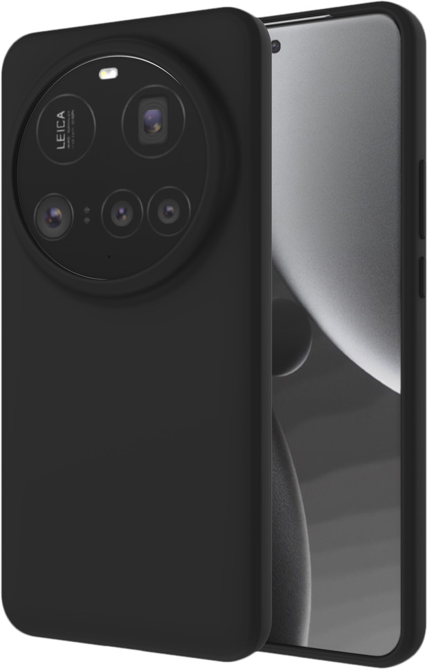 Just in Case Soft Design Xiaomi 15 Ultra Backcover Schwarz vorne