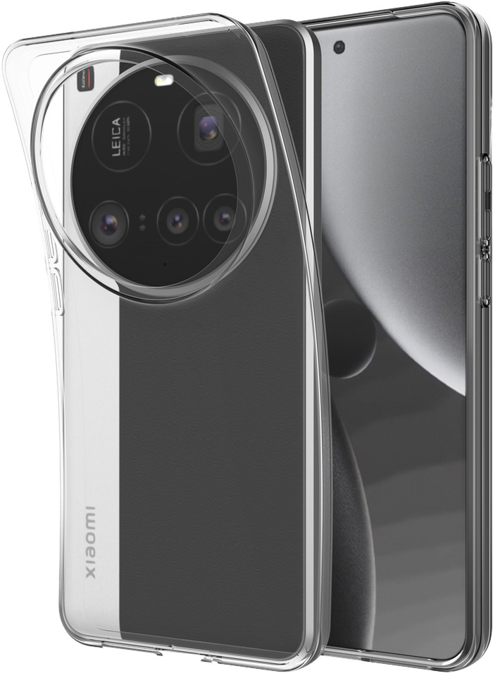 Just in Case Soft Design Xiaomi 15 Ultra Backcover Transparent vorne