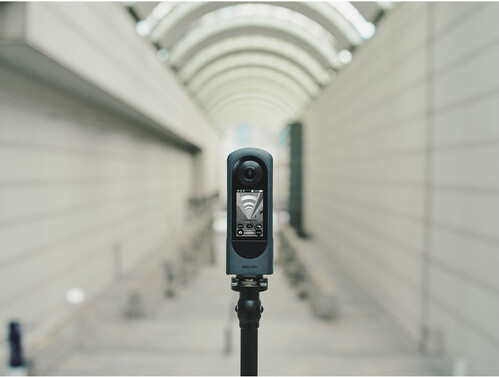 Ricoh Theta X product in use