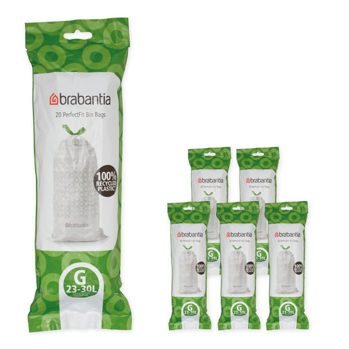 Brabantia Trash Bags Code G - 23-30L (120 units) Main Image