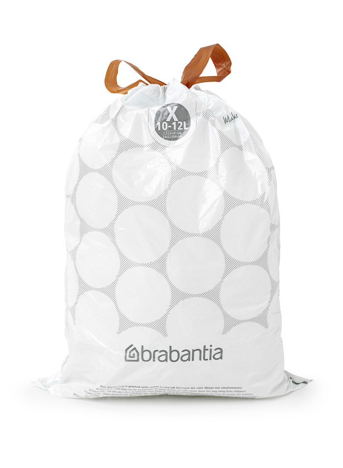 Brabantia Trash Bags Code X - 10 - 12L (200 units) inside