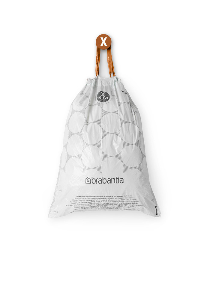 Brabantia Trash Bags Code X - 10 - 12L (200 units) inside
