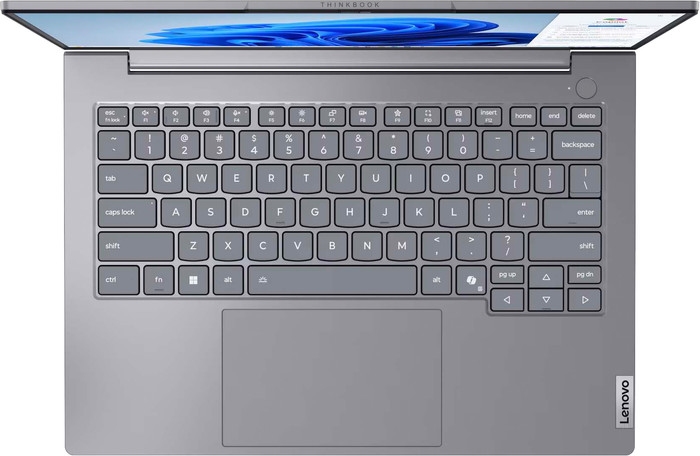 Lenovo ThinkBook 14 G8 IAL - 21SJ007FMH QWERTY [Englische Tastatur] oberseite