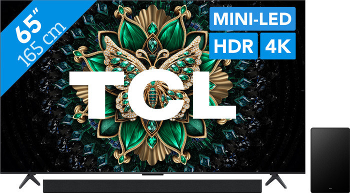 TCL 65 inches QD Mini-LED C61K 4K (2025) + TCL Q65H Main Image