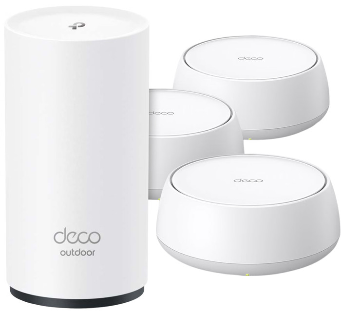 TP-Link Deco BE25 3er-Pack + TP-Link Deco X50 Outdoor Main Image