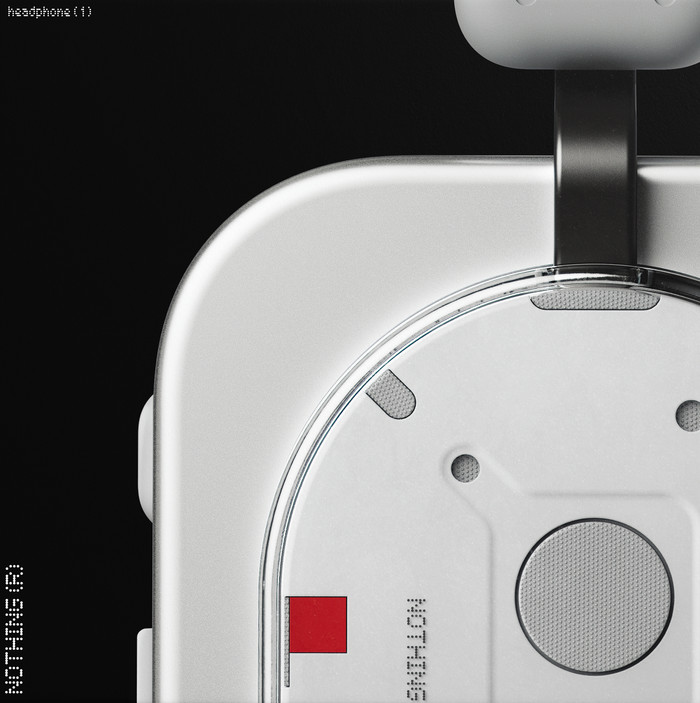 Nothing Headphone (1) White detail