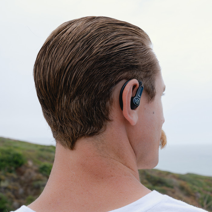 JLab Epic Sport ANC 3 TWS Black product in use