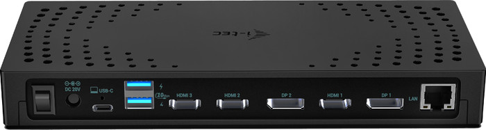 i-tec Triple 4K Docking Station 100W back
