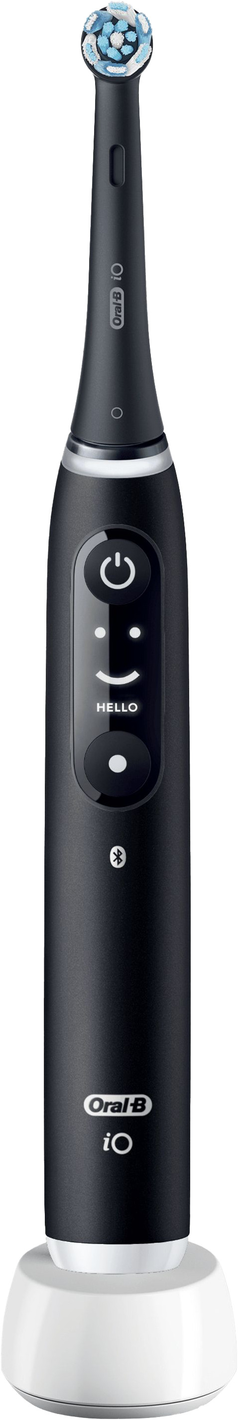 Oral-B iO 6N Black + Extra iO Gentle Care Brush Attachment front