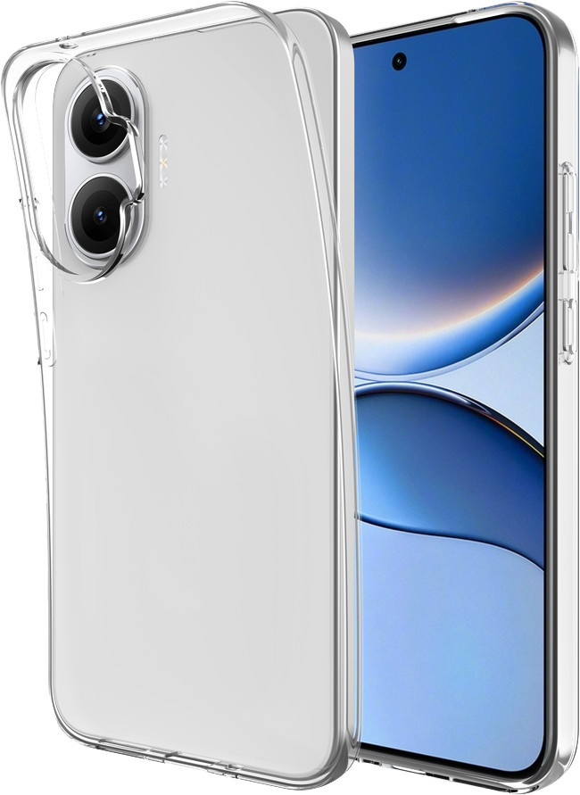 Just in Case Soft Design POCO F7 Back Cover Transparent combined product