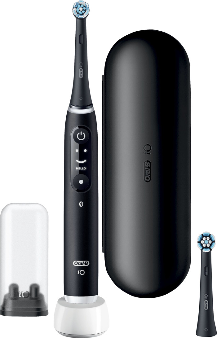 Oral-B iO 6N Black + Extra iO Gentle Care Brush Attachment Main Image