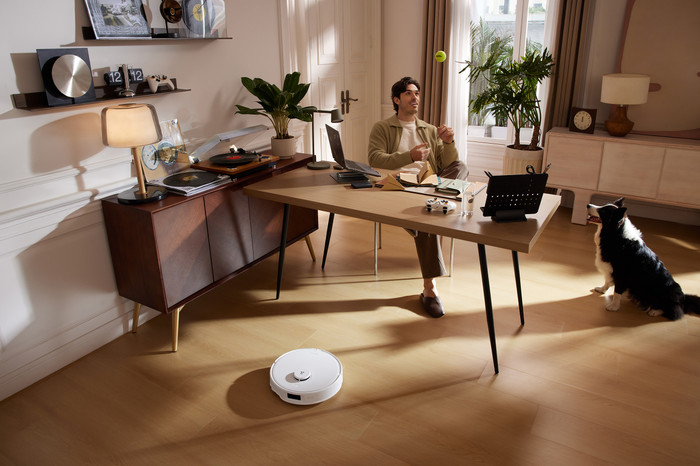 Roborock Qrevo Edge 5V1 White produkt in gebrauch