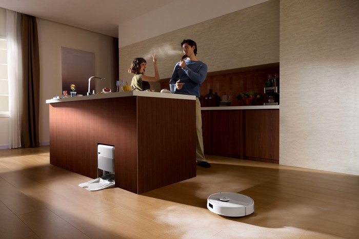 Roborock Qrevo Edge 5V1 White produkt in gebrauch