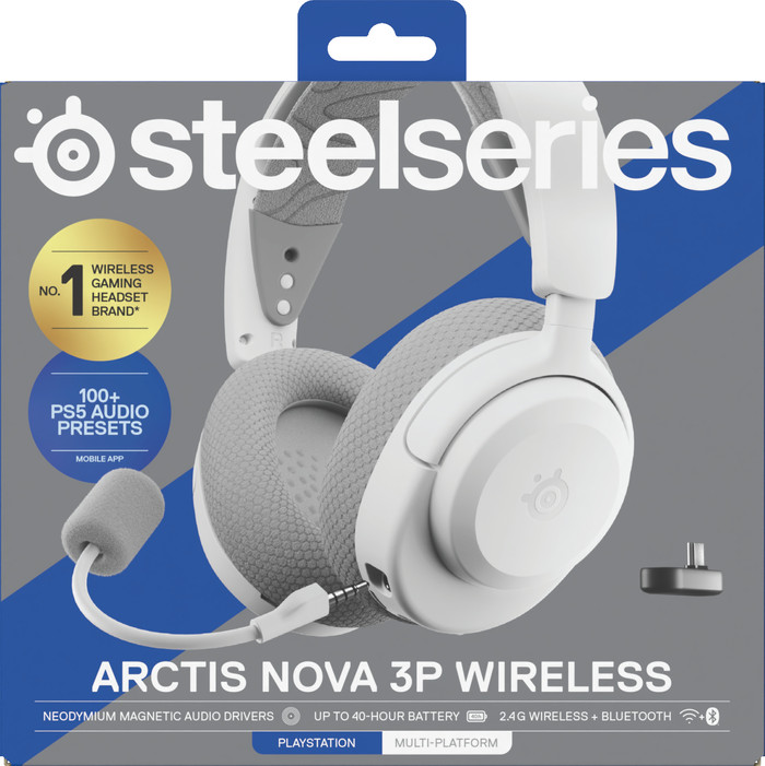 SteelSeries Arctis Nova 3P White packaging