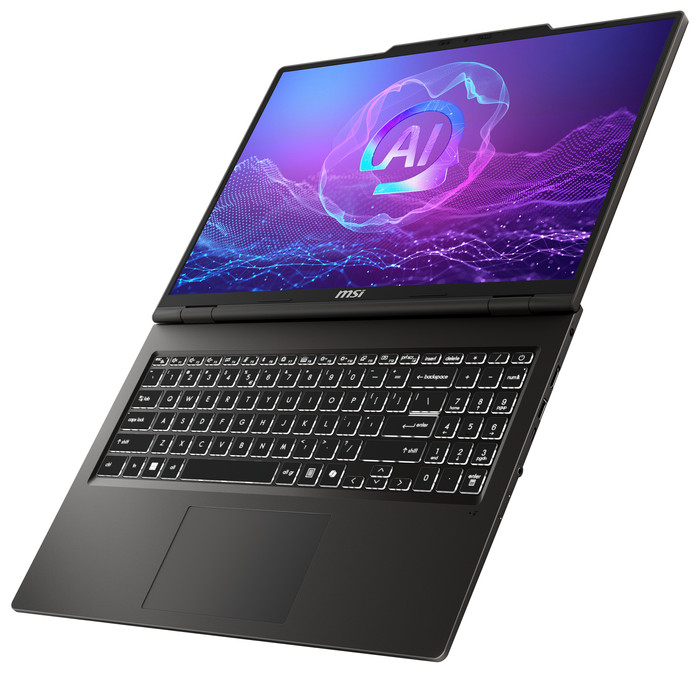 MSI VenturePro A16 AI+ Copilot+ OLED - 16 inches - AMD Ryzen AI 7 - 16GB RAM/1TB SSD - RTX 5050 top