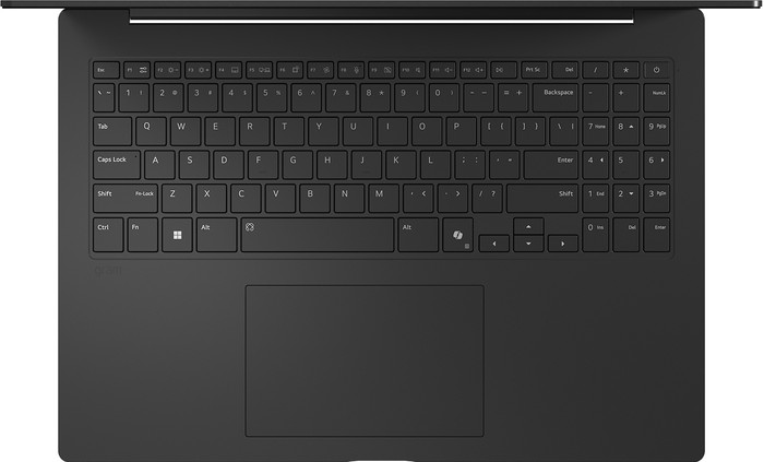 LG gram Pro 17 17Z90TP-G.AD8BG - 17" - Intel Core Ultra 7 - 32GB RAM/2TB SSD oberseite