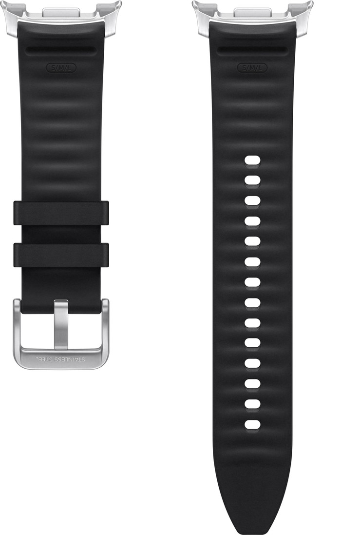 Samsung Galaxy Watch Series 8 Hybrid Leather Strap Black S/M/L Main Image