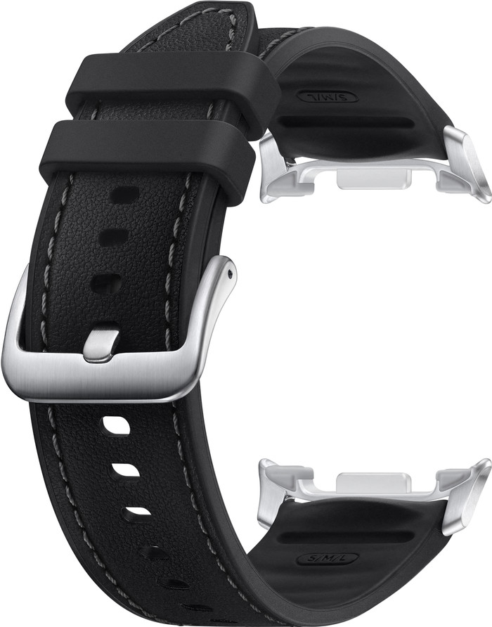 Samsung Galaxy Watch Series 8 Hybrid Leather Strap Black S/M/L detail