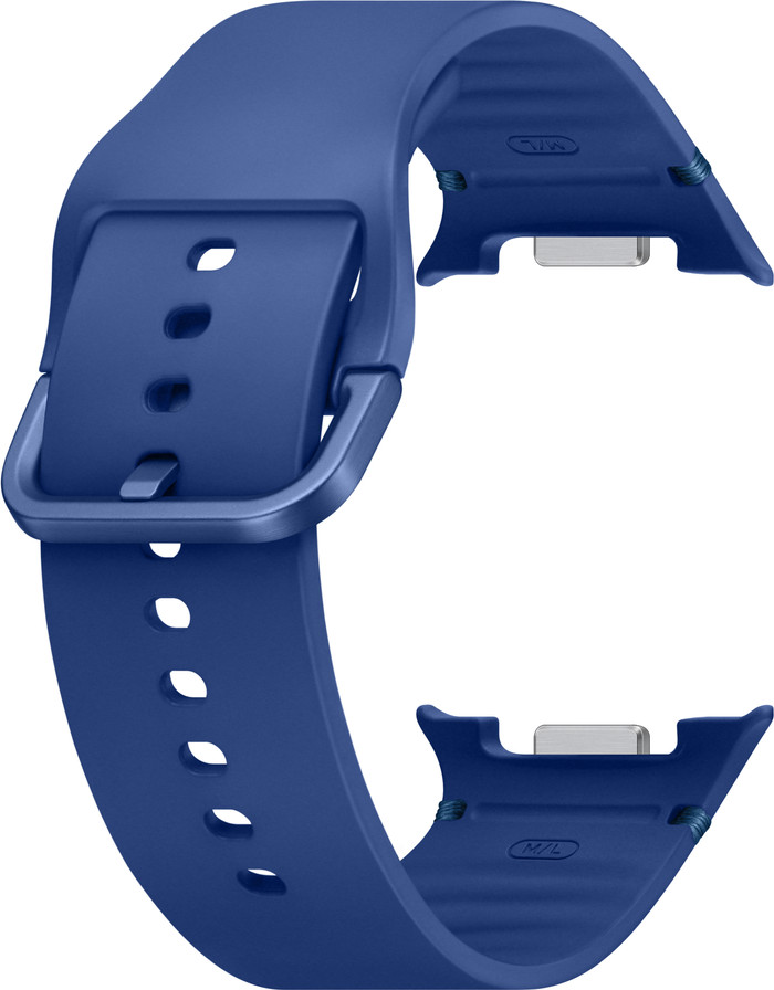 Samsung Galaxy Watch8 Series Silikon Sport Armband Blau M/L detail