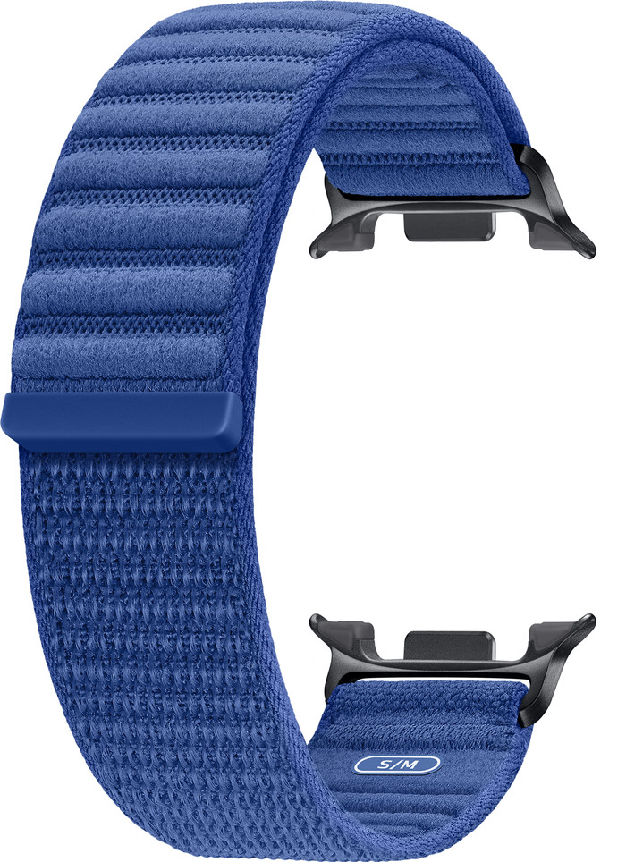 Samsung Galaxy Watch8 Series Nylon Armband Blau S/M detail