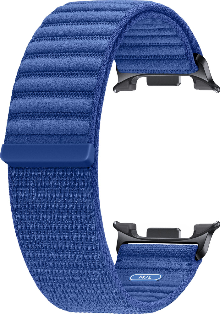 Samsung Galaxy Watch8 Series Nylon Armband Blau M/L detail