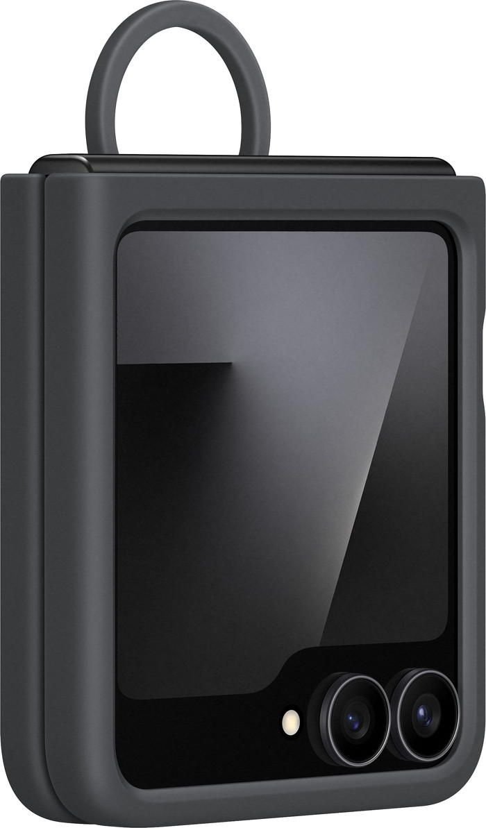 Samsung Galaxy Z Flip 7 FE Silicone Back Cover Black bottom