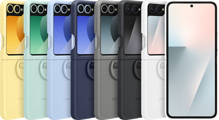 Samsung Galaxy Z Flip 7 FE Silicone Back Cover Black visual supplier