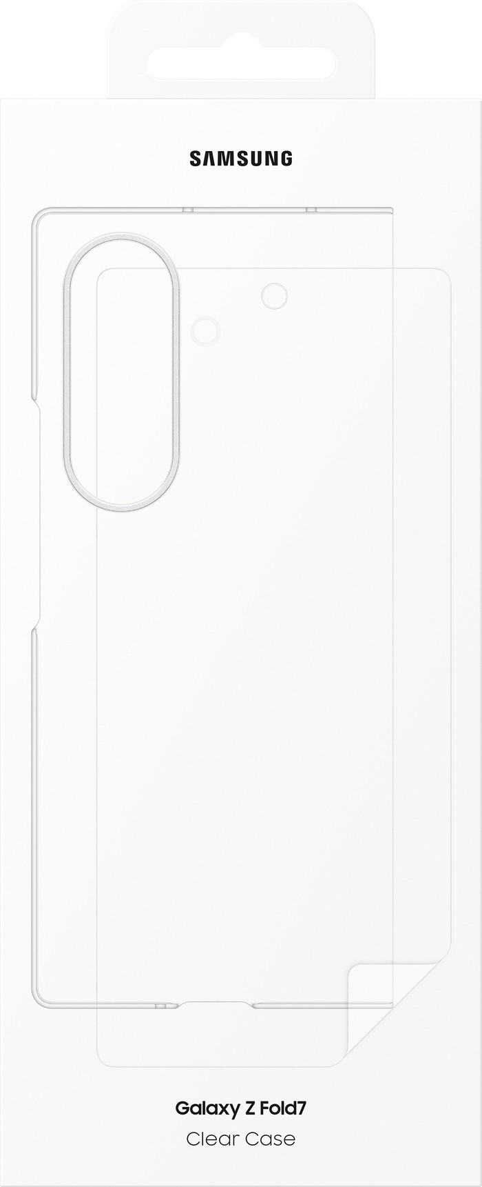 Samsung Galaxy Z Fold 7 Back Cover Transparent packaging
