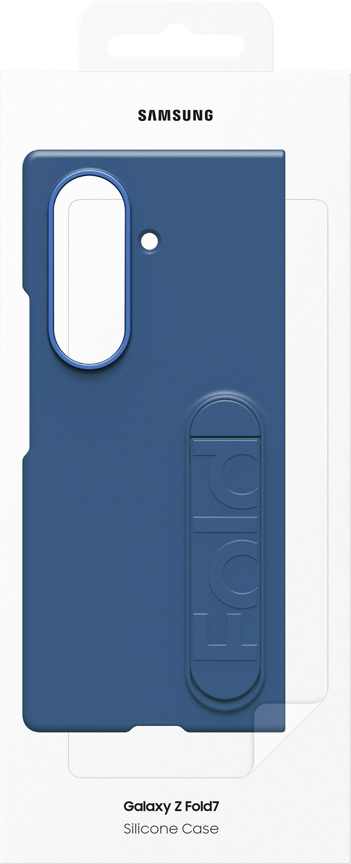 Samsung Galaxy Z Fold 7 Silicone Back Cover Blue packaging