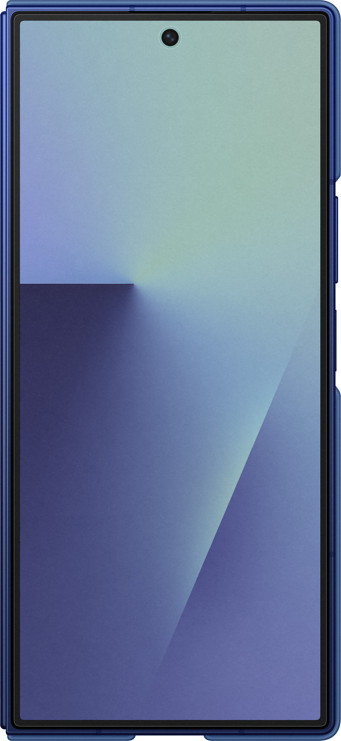 Samsung Galaxy Z Fold 7 Silicone Back Cover Blue front
