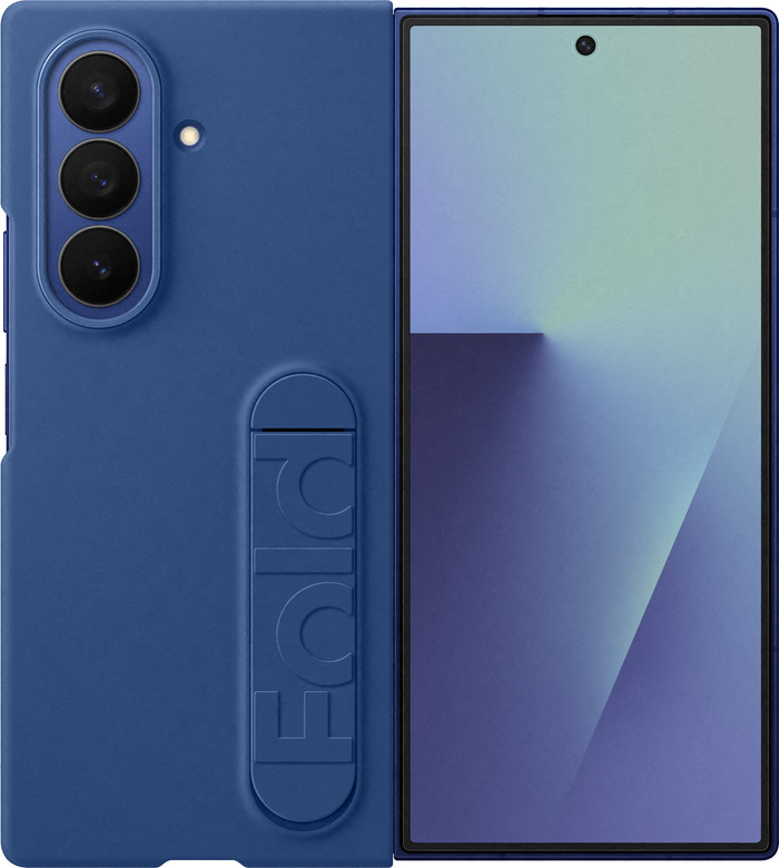 Samsung Galaxy Z Fold 7 Silicone Back Cover Blue front