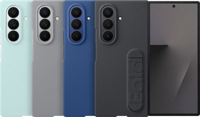 Samsung Galaxy Z Fold 7 Silicone Back Cover Blue visual supplier