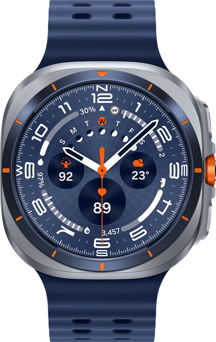 Samsung Galaxy Watch Ultra (2025) 4G Titanblau 47 mm vorne